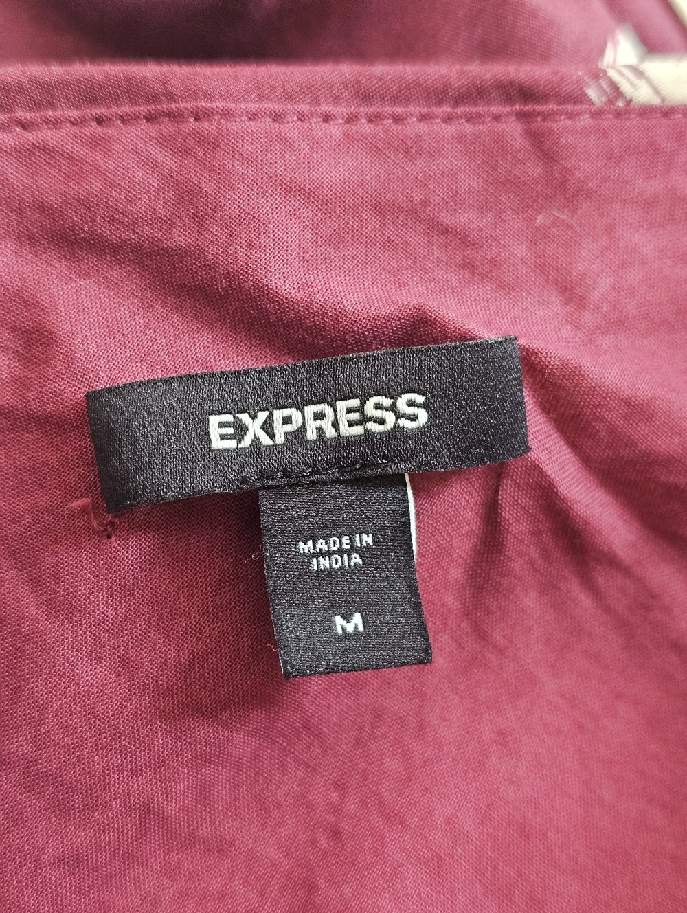 Express Printed One Shoulder Tie Waist Top Size Medium - Picture 11 of 12